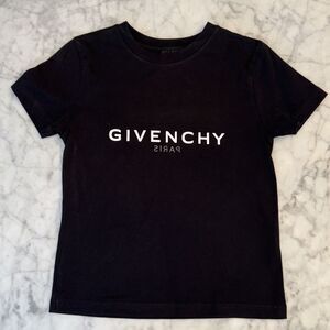 Givenchy Black Short Sleeve Tee Bold Logo 6Y